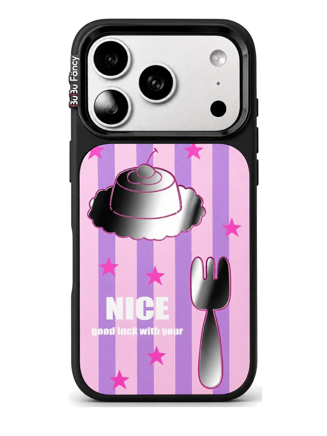 Bubu Fancy Pudding fork mirror Phone case Magsafe