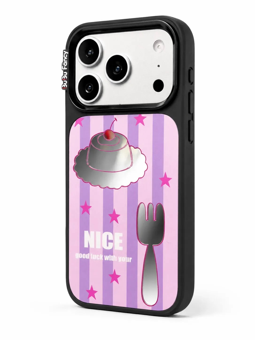 Bubu Fancy Pudding fork mirror Phone case Magsafe