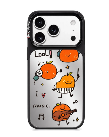 Bubu Fancy The Orange Band mirror Phone case Magsafe