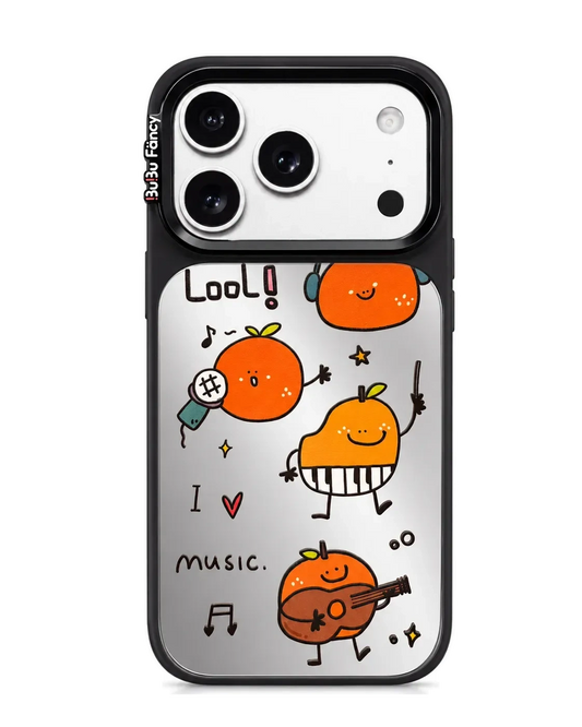 Bubu Fancy The Orange Band mirror Phone case Magsafe