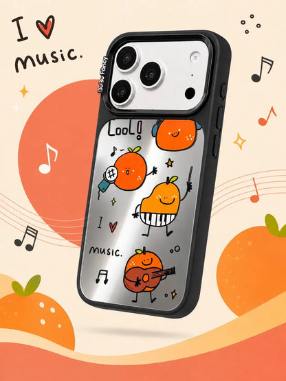 Bubu Fancy The Orange Band mirror Phone case Magsafe