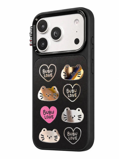 Bubu Fancy Loving Kitten mirror Phone case Magsafe