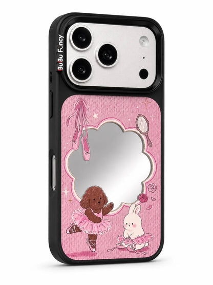 Bubu Fancy Ballet Bear mirror Phone case Magsafe