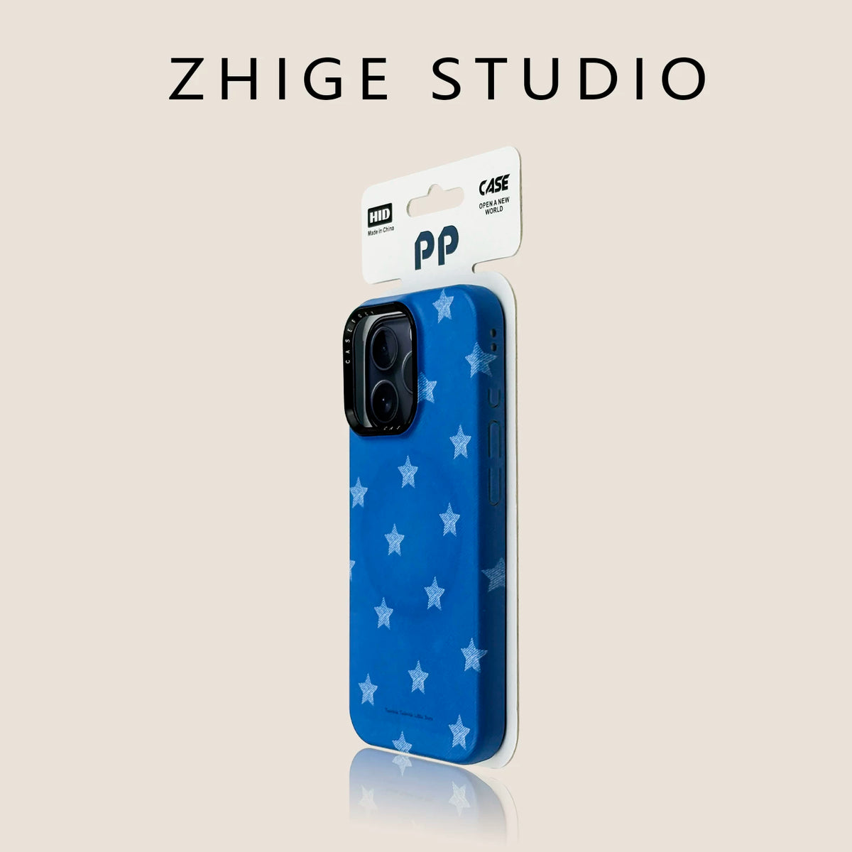 Case Kai Orange bottom denim pattern  Phone case Magsafe 18promax