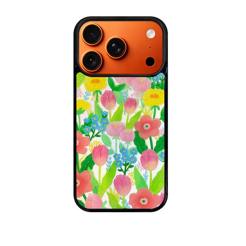 Case Kai floral oil painting Phone case Magsafe