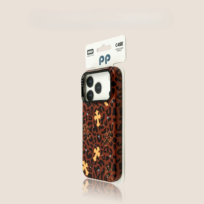 Casekai rose powder vertical strip love magnetic suction bracket