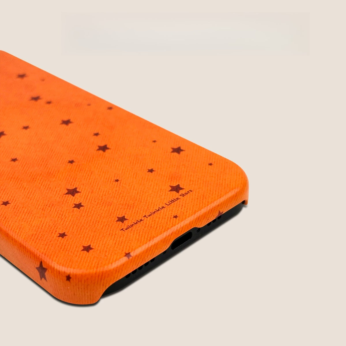 Case Kai Orange bottom denim pattern  Phone case Magsafe 18promax