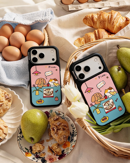 BuBu Fancy Pizza time phone case Magsafe